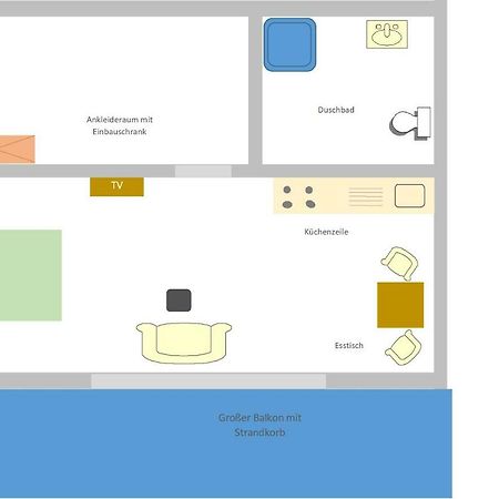 Appartements Fischerhus Glowe Exteriör bild